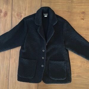 Eileen Fisher Black Wool Coat/blazer